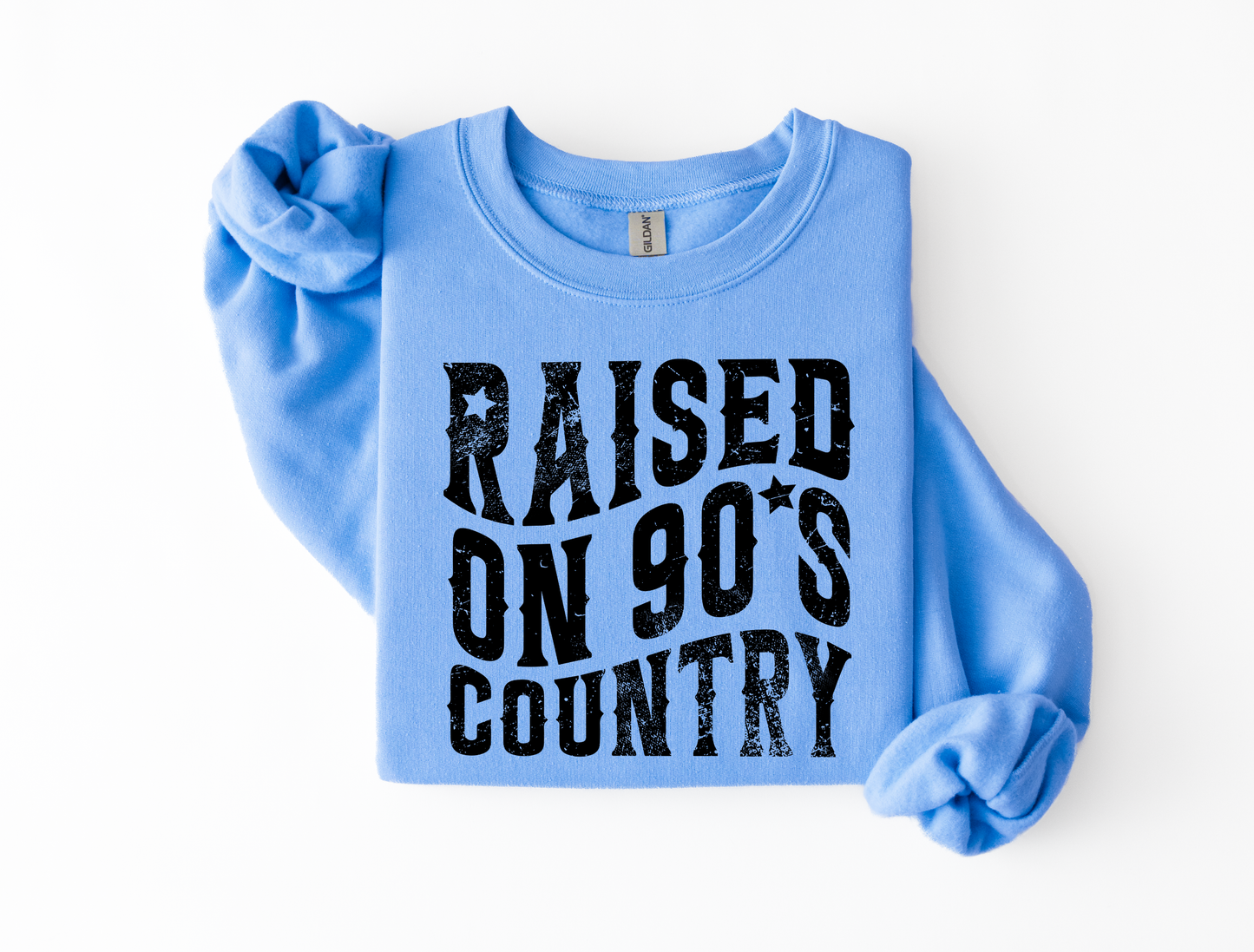 Raised on 90's Country | Graphic Tee & Crewneck Sweatshirt
