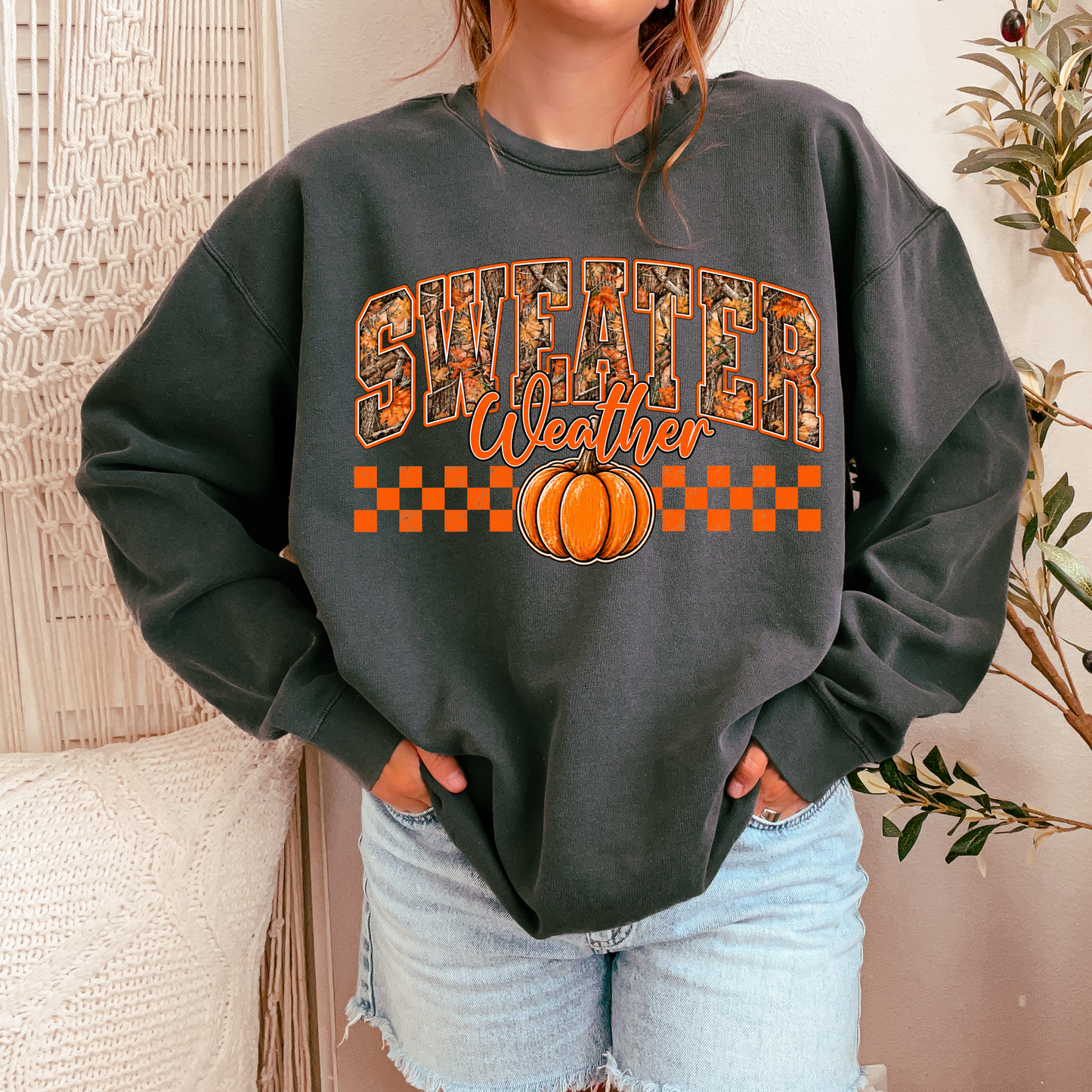 Sweater Weather | Fall Graphic Tee & Crewneck